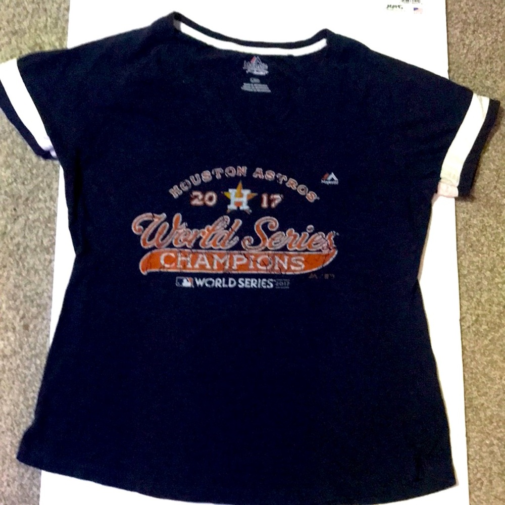 Houston Astros World Series 2017 woman’s large t